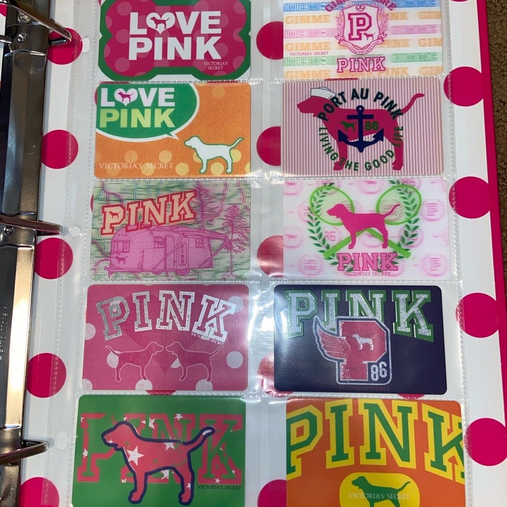 ISO VS PINK Cards.  These cards are from my personal collection.  Will trade.